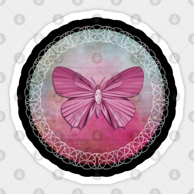 Little Butterfly pink Sticker by Family shirts